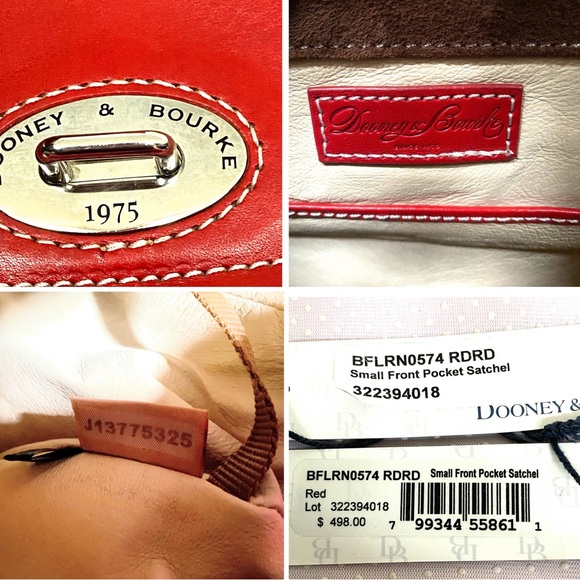 Dooney and Bourke Toscana small front pocket satchel - Picture 8 of 14